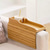 preiswerte Haushaltswaren-stilvolles Sofa-Armlehnentablett aus Bambus mit Getränkehalter – Anti-Fall-Design, klappbarer Ablagetisch für Snacks, Telefone, Getränke &amp;Tassen, zeitgenössisches Wohnaccessoire, Getränketablett