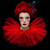 billiga Tillbehör och mer-Rokoko Victoriansk Renässans Tyllkrage med volang Cirkus Clown Maskeradkläder Unisex Halloween Karnival Prestanda LARP Ren Faire Vuxen Krage
