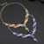 abordables Parures de Bijoux-Parure de bijoux 2 Chrome Boucles d'oreilles Collier Femmes Élégant ancien Mode Le style rétro Classique Parure de Bijoux Pour Mariage Soirée robe demoiselle d honneur