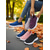 cheap Women's Sneakers-Women's Pink Flyknit Slip-On Sneakers with White Sole – Casual Lightweight Walking Shoes for Fitness, Travel and Everyday Wear