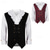 abordables Hauts-Rococo Victorienne Steampunk Costume de fête Veste Vampire Noble Déguisement Homme Royal Halloween Carnaval Performance Soirée LARP Adultes Haut