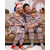 cheap Christmas Family Pajamas-Family Pajamas Christmas Pattern Home Print Red Long Sleeve Active Matching Outfits