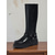 economico Stivali da cavallo-stivali da equitazione alti fino al ginocchio da donna con plateau neri - stivali con suola spessa e borchiata per stile equestre, moda autunnale e abbigliamento casual per attività all'aperto