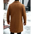 economico Trench da uomo-Per uomo Giacca in Pile Cappotto da marinaio Trench Vacanza Quotidiano Autunno Inverno Poliestere Calore Termico Capispalla Abbigliamento Moda Classico Semplice Tasca Bavero Doppiopetto