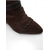 halpa Slouch Boots-Naisten mokkaiset ruskeat mokkanahkaiset, pohkeensuuhun asti ulottuvat saappaat, joissa on punottu remmi, taittokorko ja kissankorko, urbaanit ja rennosti muotoillut kengät jokapäiväiseen käyttöön