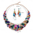 cheap Jewelry Sets-Jewelry Set Two-piece Suit Rhinestone Chrome Earrings Necklace Women's Elegant Vintage Fashion Vintage Style Classic Jewelry Set For Wedding Party Special Occasion