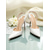 baratos noiva-Sapatos de noiva com pérolas – elegantes sapatos de casamento brancos com tira no calcanhar – sapatos de salto alto agulha de bico fino