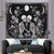 cheap Wall Tapestries-Tapestry Wall Hangings Skeleton Dark Punk Gothic Style Party Living Room Shooting Backgrounds Home Decor