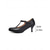 preiswerte Pumps mit Kitten-Heel-Beigefarbene Pumps mit T-Riemen und Kitten Heel für Damen – elegante Schuhe im Vintage-Stil der 50er Jahre mit runder Spitze für den Weg zur Arbeit im Herbst und Winter, Büro-Outfits und elegante