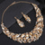 cheap Jewelry Sets-Jewelry Set Two-piece Suit Rhinestone Chrome Earrings Necklace Women's Elegant Vintage Fashion Vintage Style Classic Jewelry Set For Wedding Party Special Occasion
