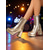 abordables Estilo Disco y Hippie de los años 70-Botines de plataforma de piel sintética dorada metalizada para mujer: botas de tacón alto grueso con cremallera estilo disco de los años 80 para fiestas retro, discotecas y actuaciones en el escenario.
