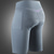 billiga Byxor, shorts och kjolar för kvinnor-WOSAWE Dam Ensfärgat Cykelvägshorts Cykelbyxor MTB-shorts Cykel Shorts Vadderade shorts Formsydd Bergscykling Vägcykling sporter Anti-halk band Snabb tork Reflexremsa Elastisk Svart Grå Elastan Kläder
