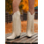 tanie Kowboj i zachodnie buty-Kowbojskie buty damskie w stylu western z frędzlami – brązowe, sięgające do kolan buty ze sztucznej skóry z haftowanymi detalami, w stylu retro country na rodeo, jesienne festiwale i modę na farmę