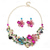 abordables Parures de Bijoux-Parure de bijoux 2 Strass Chrome 1 Collier Boucles d'oreilles Femmes Élégant ancien Mode Le style rétro Classique Parure de Bijoux Pour Mariage Soirée robe demoiselle d honneur