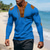 baratos Camiseta de malha waffle-Homens Camiseta Camisetas Camiseta de malha waffle T-shirt Manga Longa Decote V Primavera Outono Bloco de cor Moda Designer Básico Cordões Férias Rua Para Noite Adamascado Preto Branco Top Tee para