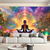 cheap Wall Tapestries-Tapestry Wall Hangings Seven Chakra Yoga Meditation Lotus Spiritual Mystic Bedroom Living Room Dorm Home Decor