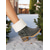 abordables Bottes de neige et d'hiver-Bottines en similicuir pour femme avec revers et boucle en peau lainée – bottines d'hiver décontractées à talons épais pour l'extérieur, les voyages et les tenues douillettes