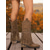 abordables Cowboy et bottes occidentales-Bottes hautes en similicuir marron pour femme, à franges, avec détails cloutés et talons bas, style cowboy bohème western