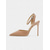 baratos sapatos slingback-Sapatos de salto agulha slingback de couro envernizado nude para mulheres - sapatos de salto alto com bico fino para coquetéis e looks elegantes para a noite