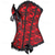 billige korsett-Rokoko Punk og gotisk Victoriansk Korsett Overbustkorsett Goth Girl Blonde Blomstret Kostyme Dame Halloween Karneval Ytelse Fest Voksen Korsett