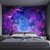 abordables Tapices de pared-tapiz Tapices Galaxia Espacio 3D Místico Cuarto Sala Residencia universitaria Fondo de puerta de pared con decoraciones