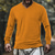 preiswerte Herrenpullover-Herren Pullover Strickpullover Gerippt Stricken Normale Oberteile Gestrickt Einfach V Ausschnitt Mode Basic Urlaub Alltagskleidung Bekleidung Herbst Winter Kamel Schwarz S M L