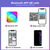 ieftine Luminile decorative inteligente-Lampă de masă inteligentă cu LED, iluminare RGB, IC, lumină de noapte care își schimbă culoarea, sincronizare muzicală, mod DIY, reglare continuă a intensității luminoase, pentru dormitor &amp;jocuri
