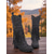 abordables Cowboy et bottes occidentales-Bottes hautes en similicuir marron pour femme, à franges, avec détails cloutés et talons bas, style cowboy bohème western