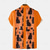 preiswerte Halloween-Shirts-Herren Kostüme Schädel Hemd Sommer Hemd Button-Up Hemd Kurzarm Dunkler Gothic-Stil Outdoor Urlaub tägliche Kleidung Sommer Frühling Umklappen 3D Druck mit Kragen Hemden Vorne mit einer Tasche Orange