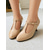 preiswerte Pumps mit Kitten-Heel-Beigefarbene Pumps mit T-Riemen und Kitten Heel für Damen – elegante Schuhe im Vintage-Stil der 50er Jahre mit runder Spitze für den Weg zur Arbeit im Herbst und Winter, Büro-Outfits und elegante