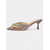 ieftine Saboți de Damă-Sandale damă cu vârful ascuțit și strasuri - tocuri slip-on tip kitten cu sclipici și fundă din perle pentru cocktailuri &amp;evenimente de seară