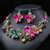 abordables Parures de Bijoux-Parure de bijoux 2 Strass Chrome 1 Collier Boucles d'oreilles Femmes Élégant ancien Mode Le style rétro Classique Parure de Bijoux Pour Mariage Soirée robe demoiselle d honneur