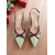 baratos sapatos slingback-Sapatos de salto agulha femininos verdes e vermelhos com tiras finas e detalhes de laço para coquetéis e comemorações de feriados