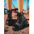 abordables Bottes-Bottines motardes noires pour femmes – bottines à plateforme à lacets en similicuir avec boucles et clous, talons épais pour un style streetwear gothique, des tenues d'automne et des looks de festival