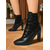 abordables Victoriano &amp; Eduardo-Botines rojos de tacón alto con cordones para mujer: botas estilo victoriano retro chic de piel sintética y encaje para looks de otoño, ropa de calle y eventos festivos.
