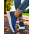cheap Women's Sneakers-Women's Pink Flyknit Slip-On Sneakers with White Sole – Casual Lightweight Walking Shoes for Fitness, Travel and Everyday Wear
