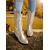 economico Stivali da cowboy e occidentali-stivali da cowboy western in denim blu da donna con dettagli ricamati – stivali a punta a metà polpaccio per festival musicali, eventi rodeo e abiti in stile country