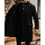 economico Trench da uomo-Per uomo Cappotto Trench Trench lungo Vacanza Quotidiano Autunno Inverno Poliestere Calore Termico Antivento Capispalla Abbigliamento Moda Classico Semplice Tasca Bavero Monopetto