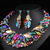 cheap Jewelry Sets-Jewelry Set Two-piece Suit Rhinestone Chrome Earrings Necklace Women's Elegant Vintage Fashion Vintage Style Classic Jewelry Set For Wedding Party Special Occasion
