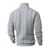 abordables Sweat-shirts basiques-Homme Sweat-shirt Noir Blanche Orange Kaki Gris Clair Col roulé Uni Jacquard Sport &amp; Loisir Quotidien Fête Polyester Streetwear Basique Occasionnel Printemps Automne Vêtement Tenue Pulls Capuche