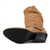 tanie Buty typu slouch-Damskie Botki Luźne buty Na zewnątrz Codzienny Jednokolorowe Obuwie do kolana Klamra Masywny obcas Okrągły palec u nogi Zabytkowe Codzienny Sztuczna skóra Czarny Brązowy Khaki