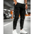 cheap Cargo-Men's Cargo Sweatpants Sweatpants Joggers Trousers Drawstring Pocket Elastic Waist Plain Comfort Daily Sports Outdoor Fashion Casual Black Light Grey Micro-elastic