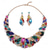 cheap Jewelry Sets-Jewelry Set Two-piece Suit Rhinestone Chrome Earrings Necklace Women's Elegant Vintage Fashion Vintage Style Classic Jewelry Set For Wedding Party Special Occasion