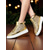 economico Sneakers da donna-sneakers alte da donna con glitter dorati, scarpe casual con lacci metallizzati lucidi per la vita notturna, le feste e la moda da discoteca