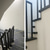 cheap Home Supplies-Multiple Sizes Available Non-Slip Powder-Coated Steel Vintage Black U-Shaped Stair Handrail for Indoor/Outdoor Use