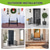 cheap Home Supplies-Multiple Sizes Available Non-Slip Powder-Coated Steel Vintage Black U-Shaped Stair Handrail for Indoor/Outdoor Use