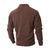 billige Basic gensere-Herre Genser Fleecegenser Svart Mørkegrønn Kakifarget kaffe Grå Henley عادي Lomme Sport &amp; Utendørs Daglig Ferie Polyester Gatemote Grunnleggende Fritid Høst Vinter Klær Gensere Gensere