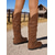 cheap Slouch Boots-Women's Black Faux Leather Knee-High Slouch Boots – Side Zip and Buckle Strap Detail, Riding &amp; Fall Fashion