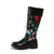 abordables Bottes de cheval-Bottes d'équitation en similicuir marron pour femme avec boucle et toile – bottes hautes bicolores décontractées pour le travail, les voyages et les activités de plein air