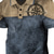 economico Polo vintage da uomo-Per uomo Nautico Polo Maglia da golf Manica Corta Magliette polo Camicie con Colletto Vintage Casual Abbigliamento da vacanza Abbigliamento da barca Abiti da festa Bottoni Stampa 3D Blu Blu turchese